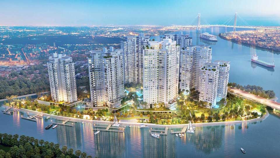 Dự án căn hộ Đảo Kim Cương thu hút khách hàng bởi không gian sống xanh