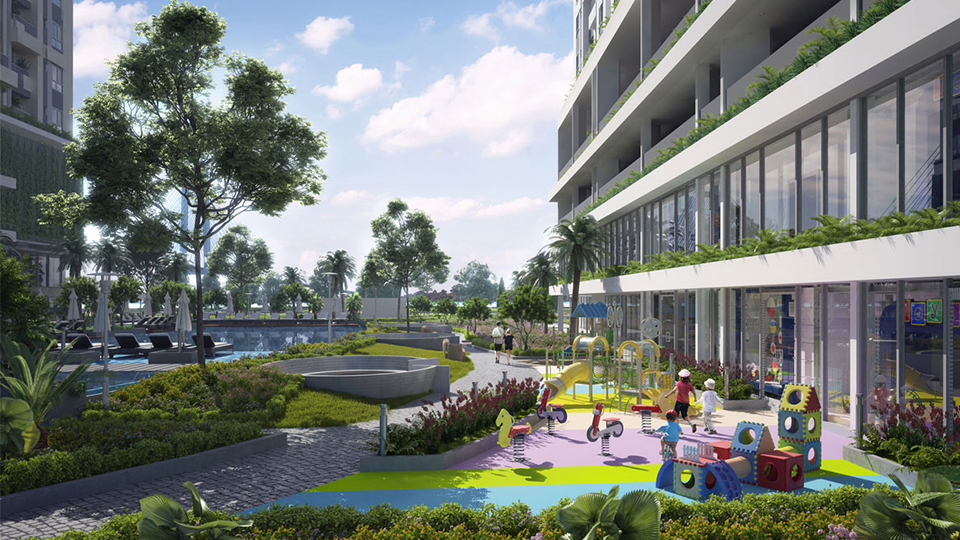 Saigon Gateway là dự án chung cư Quận 9 có mật độ xây dựng thấp 