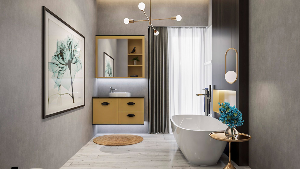 Khi decor phòng tắm bạn cần chú trọng đến 2 yếu tố. Là diện tích và mặt bằng để bố trí đồ nội thất phòng tắm sao cho hợp lý nhất