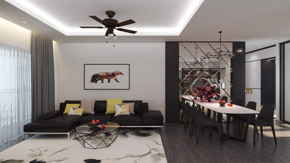 Thiết kế nội thất sẽ mang lại cho ngôi nhà một không gian tiện nghi, đạt hiệu quả thẩm mỹ cao (Nguồn ảnh: GK ARCHI).